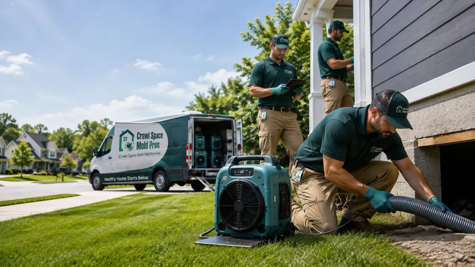 Crawl Space Mold Removal in Stetsonville, WI